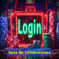 lista de condominios